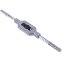 EXACT Adjustable Zinc Cast Plated Tap Wrench with Ratcheting Handle, Thread Size M3 to M12, Model 04973