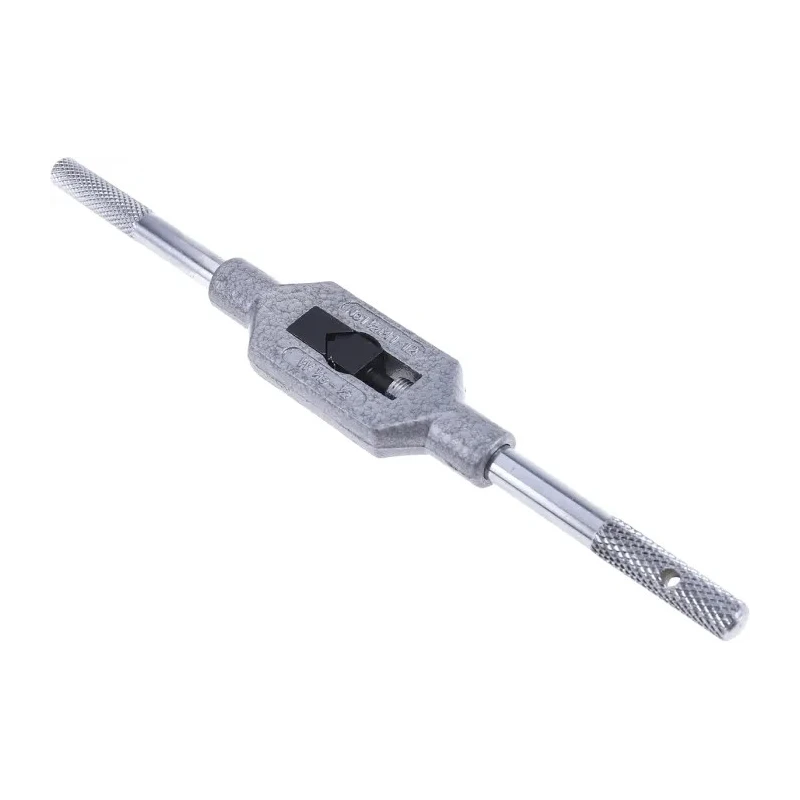 EXACT Adjustable Zinc Cast Plated Tap Wrench with Ratcheting Handle, Thread Size M3 to M12, Model 04973