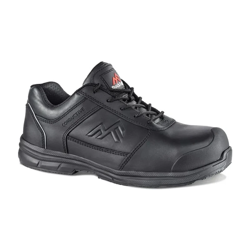 Rockfall Zinc Men's Black Non-Metallic Safety Shoes UK 13 EU 48 RF002/013