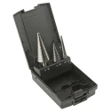 EXACT 3-Piece Step Drill Bit Set for Metal, 4 mm Min Size, 30 mm Max Size, HSS 05332