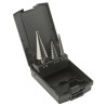 EXACT 3-Piece Step Drill Bit Set for Metal, 4 mm Min Size, 30 mm Max Size, HSS 05332