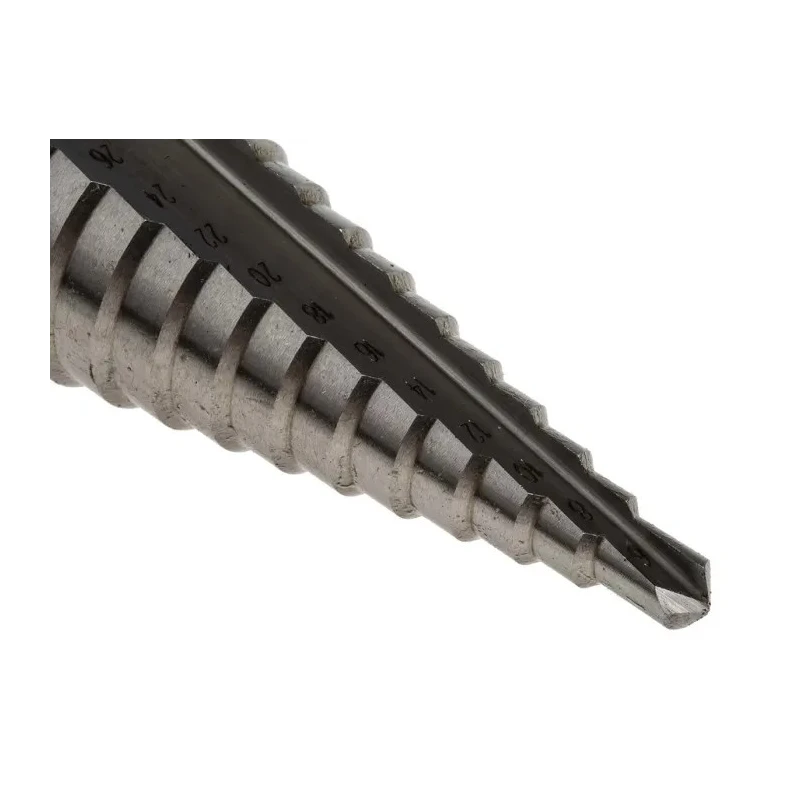 EXACT 3-Piece Step Drill Bit Set for Metal, 4 mm Min Size, 30 mm Max Size, HSS 05332