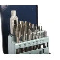 EVENTUS Machine Tap Set, M12 Thread, Metric Standard, Short Machine, HSS Material, DIN 352, 16 Pieces 20331