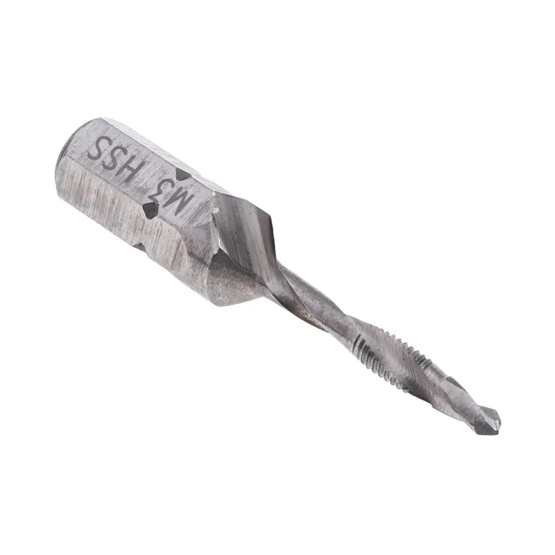 EXACT Combination Metric Threading Tap M3, Single-Cut, HSS, 36mm Length, 0.5mm Pitch 05901