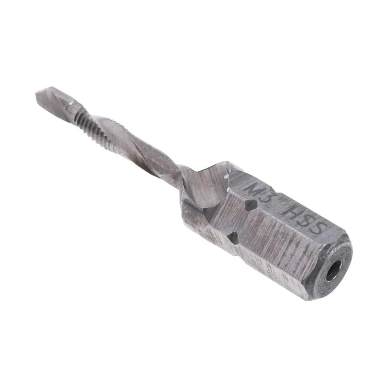 EXACT Combination Metric Threading Tap M3, Single-Cut, HSS, 36mm Length, 0.5mm Pitch 05901