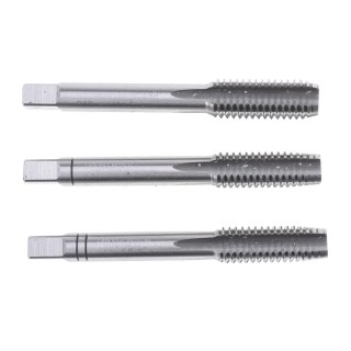 EVENTUS Tap Set M10 Thread Hand Tap HSS Material 3 Pieces 70mm Length 24mm Shank Length 7mm Shank Diameter 10024