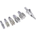 EXACT Tap & Drill Set M12 x M32 Thread ISO-fine Standard, 6 Pieces, HSS Material, Titanium Aluminium Nitride Finish 05979