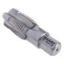 EXACT Threading Tap, M16 Thread Size, Metric Fine Standard, Straight Flute, HSS Material, Tin and Titanium Aluminium 05972