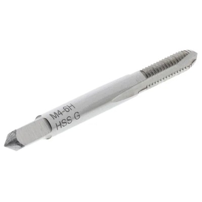 EVENTUS Threading Tap, M4 Thread, Metric Standard, Short Machine Type, HSS, Relief and Profile Grinding 20002