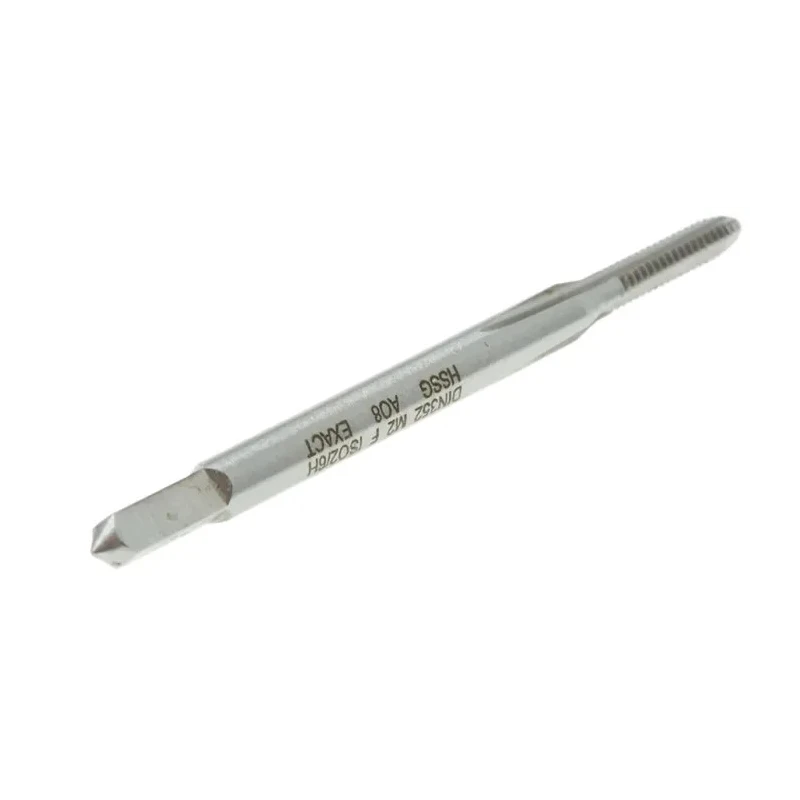 EVENTUS Threading Tap Set M2 Thread Metric Fine Standard Plug Type Hand Tap 36mm Length 3 Pieces 00031