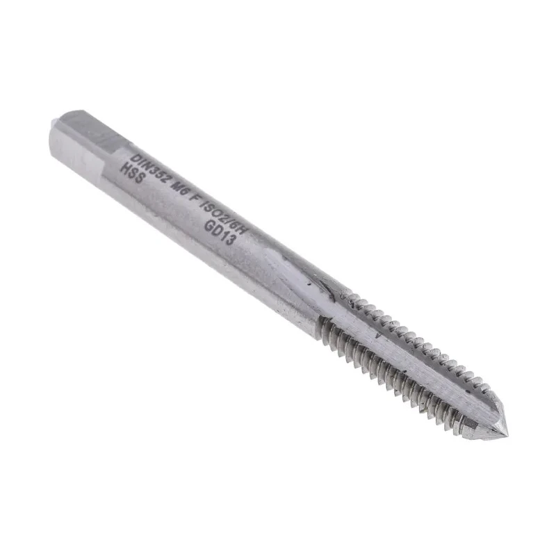 EVENTUS Threading Tap Set M6 Thread Metric Standard Hand Tap High Speed Steel Blue Steam Tempered Finish 10015