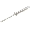 RS PRO Aluminium Blind Rivet Dome Head 4.8 mm Diameter, 24.5 mm Length, Plain Finish 206-5329