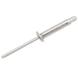 RS PRO Aluminium Blind Rivet Dome Head 4.8 mm Diameter, 24.5 mm Length, Plain Finish 206-5329