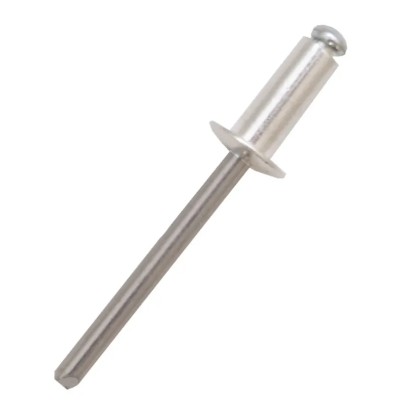 RS PRO Aluminium Blind Rivet 4 mm, Dome Head, Plain Finish, Steel Mandrel 206-5340