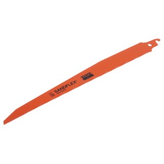 Bahco 310 mm Bi-Metal Reciprocating Saw Blade for Ferrous, Fibre, Non-Ferrous Metal, Plastic, Wood 18 TPI 321-18-SB