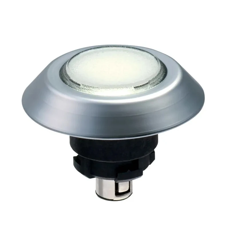 Schmersal White Momentary Push Button Switch NMLWS Series 22.3 mm Cutout IP69K IP67 101174523
