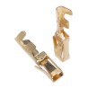 TE Connectivity AMPMODU MOD I Series Female Crimp Terminal, 22 AWG Min Crimp, 18 AWG Max, Gold Plated, Phosphor 181299-2
