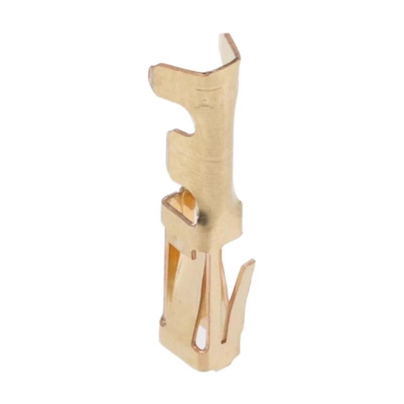 TE Connectivity AMPMODU MOD I Series Female Crimp Terminal, 22 AWG Min Crimp, 18 AWG Max, Gold Plated, Phosphor 181299-2