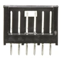 TE Connectivity AMPMODU MOD II Series Straight Through Hole Shrouded PCB Header 6 Contacts 2.54 mm Pitch 1 Row 280372-1