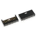 TE Connectivity AMPMODU MOD II Series Straight Through Hole Shrouded PCB Header 10 Contacts 2.54 mm Pitch 1 Row 280374-1