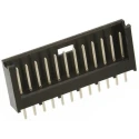 TE Connectivity AMPMODU Mod II Series Straight Through Hole Shrouded PCB Header, 12 Contacts, 2.54 mm Pitch, 1 Row 280520-1
