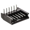TE Connectivity AMPMODU MOD II Series Right Angle Through Hole Shrouded PCB Header 6 Contacts 2.54 mm Pitch 280379-1
