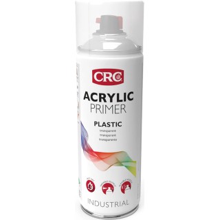 CRC Acrylic Plastic Primer Aerosol Adhesive Primer for use with Hard Plastics 400 ml 33274