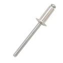 RS PRO Steel Dome Head Blind Rivet 4 mm Diameter, 14 mm Length, Maximum Grip 10.5 mm, Model 206-5429