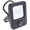 PowerLED 10W Flex-PIR PIR Included Floodlight 2835 LED 1000 lm IP65 Black Flex-PIR-10-5K
