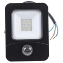 PowerLED 10W Flex-PIR PIR Included Floodlight 2835 LED 1000 lm IP65 Black Flex-PIR-10-5K