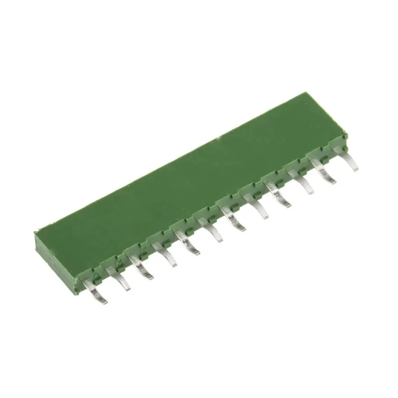 TE Connectivity AMPMODU HV100 Series Straight Through Hole PCB Socket 12-Contact 1 Row 2.54 mm Pitch Solder HV100
