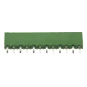 TE Connectivity AMPMODU Series Straight Through Hole PCB Socket, 12-Contact, 1 Row, 2.54 mm Pitch, Solder Termination HV100