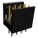 TE Connectivity AMPMODU MOD II Series Straight Through Hole PCB Header, 8 Contacts, 2.54 mm Pitch, 2 Row, Shrouded 826469-4