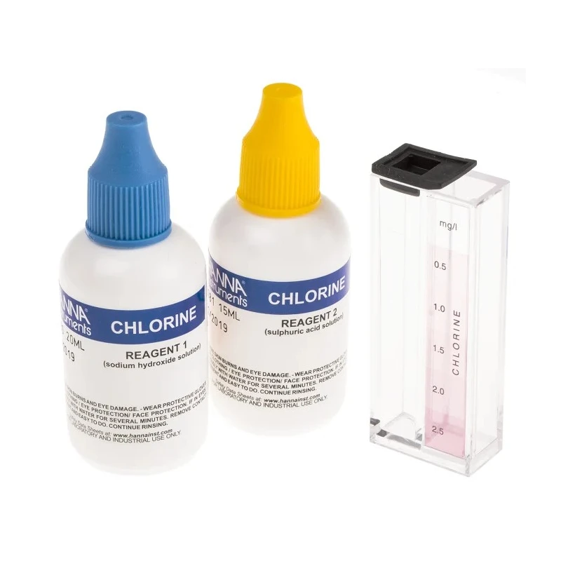 Hanna Instruments Test Kit Free Chlorine 50 ml Squeeze Bottle 6.3 pH HI-3831F