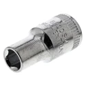 Bahco 1/4 in Drive 5.5 mm 6 Point Square Socket 24.7 mm Overall Length 6700SM-5.5