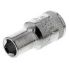 Bahco 1/4 in Drive 5.5 mm 6 Point Square Socket 24.7 mm Overall Length 6700SM-5.5