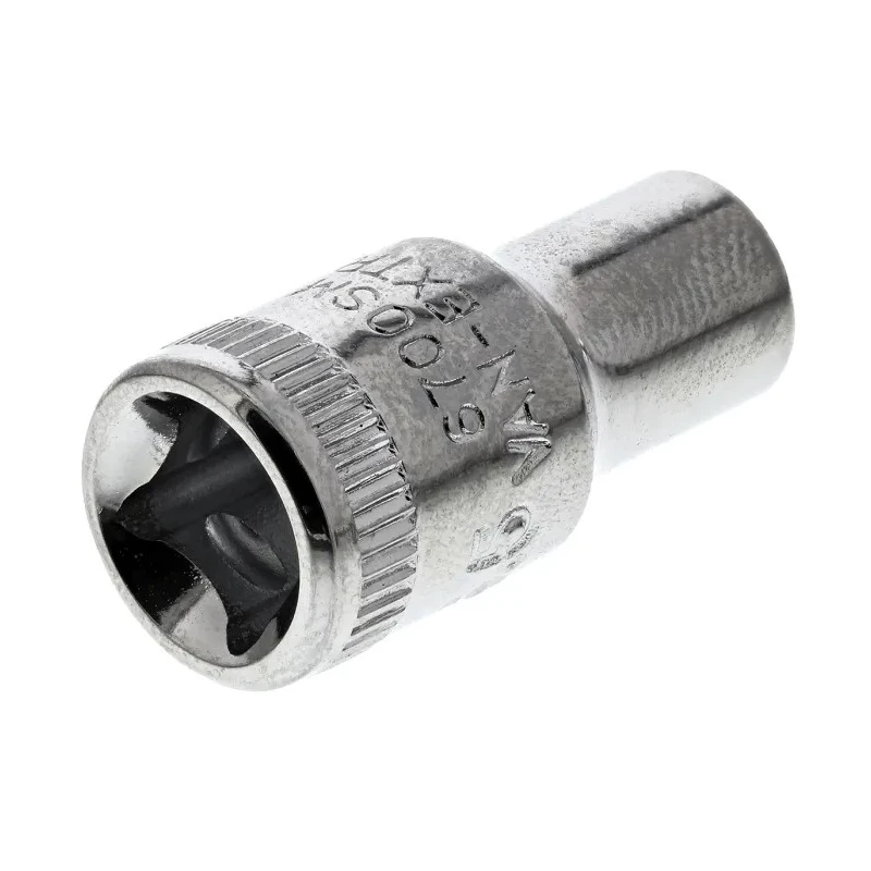 Bahco 1/4 in Drive 5.5 mm 6 Point Square Socket 24.7 mm Overall Length 6700SM-5.5