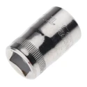 Bahco 1/2 in Drive 17 mm 12 Point Square Socket, Polished Alloy Steel, 38mm Overall Length 7800DM-17