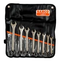 Bahco 8-Piece Ring Spanner Set, Sizes 7/16 To 7/8 in, Vanadium Steel, Nickel Chrome Plated 111Z/8T