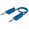 Hirschmann Test & Measurement Connector Test Lead 16A 60V dc Blue 500mm Lead Length 934091102