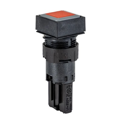 Eaton RMQ16 Series Red Momentary Push Button Switch 16 mm Cutout IP65 RMQ16