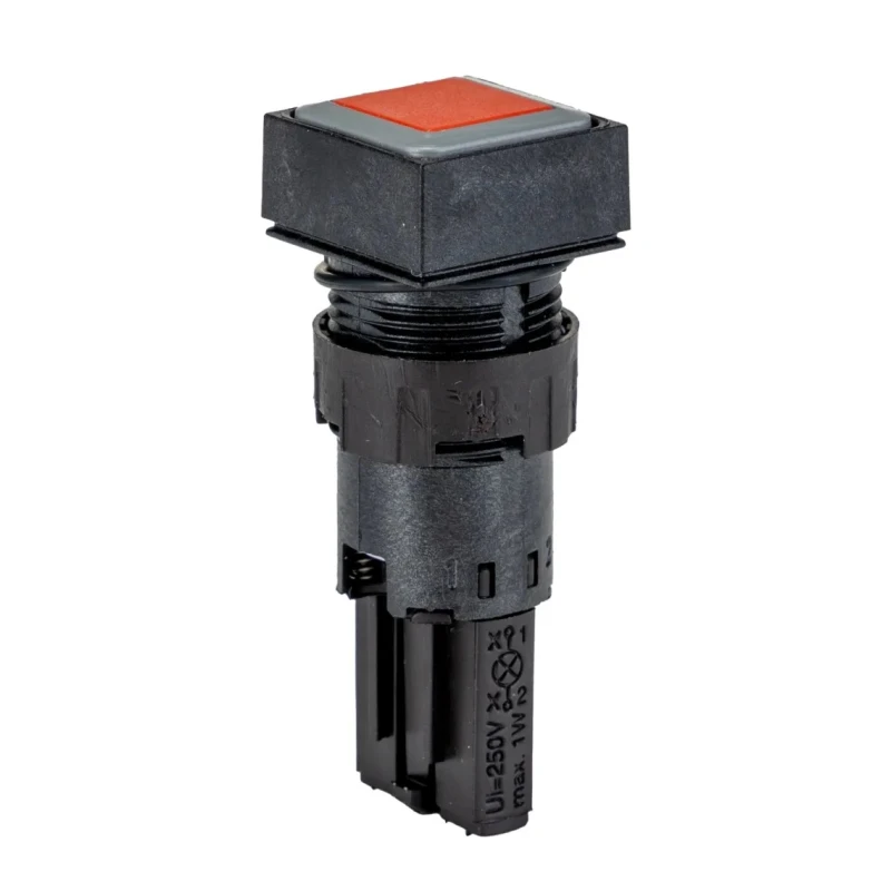 Eaton RMQ16 Series Red Momentary Push Button Switch 16 mm Cutout IP65 RMQ16