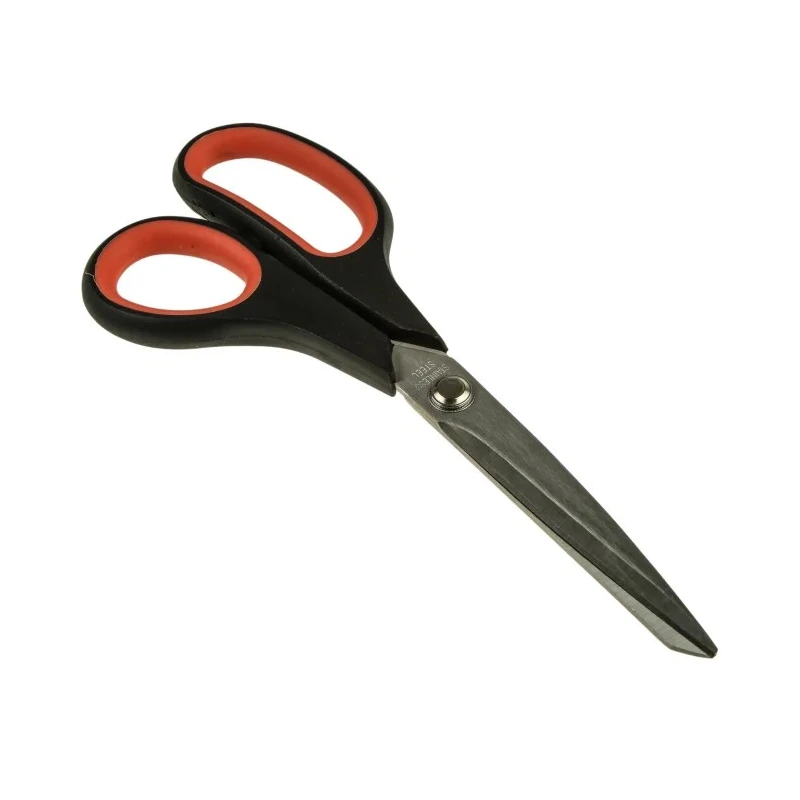 RS PRO 200mm Stainless Steel General Purpose Scissor Black Red 509-9948
