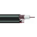 Belden 549945 Series RG59 Coaxial SDI Cable, 152 m, 75 Ω, 350V, 18AWG, Black, Unterminated RG59