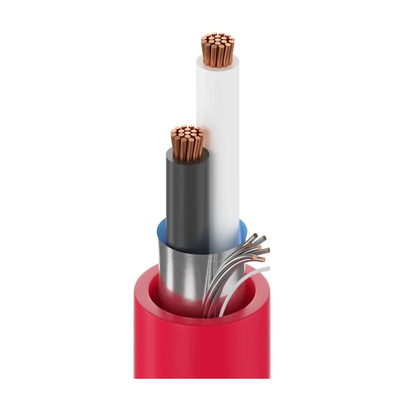 Belden Control Cable, 2 Cores, 2.09mm² 14 AWG Stranded Copper, Screened with Grey Polypropylene Sheath, 152 m 5100FE.00152