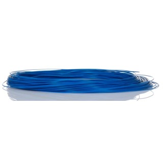 RS PRO Blue Hook Up Wire, 30 AWG, 1/0.25 mm Silver Plated Copper, Ethylene Tetrafluoroethylene Jacket, 50 m Length 207-7146
