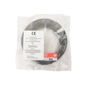 RS PRO Black Hook Up Wire 30 AWG Silver Plated Copper, 1/0.25 mm Core Strands, 100 m Length, Ethylene 207-7156
