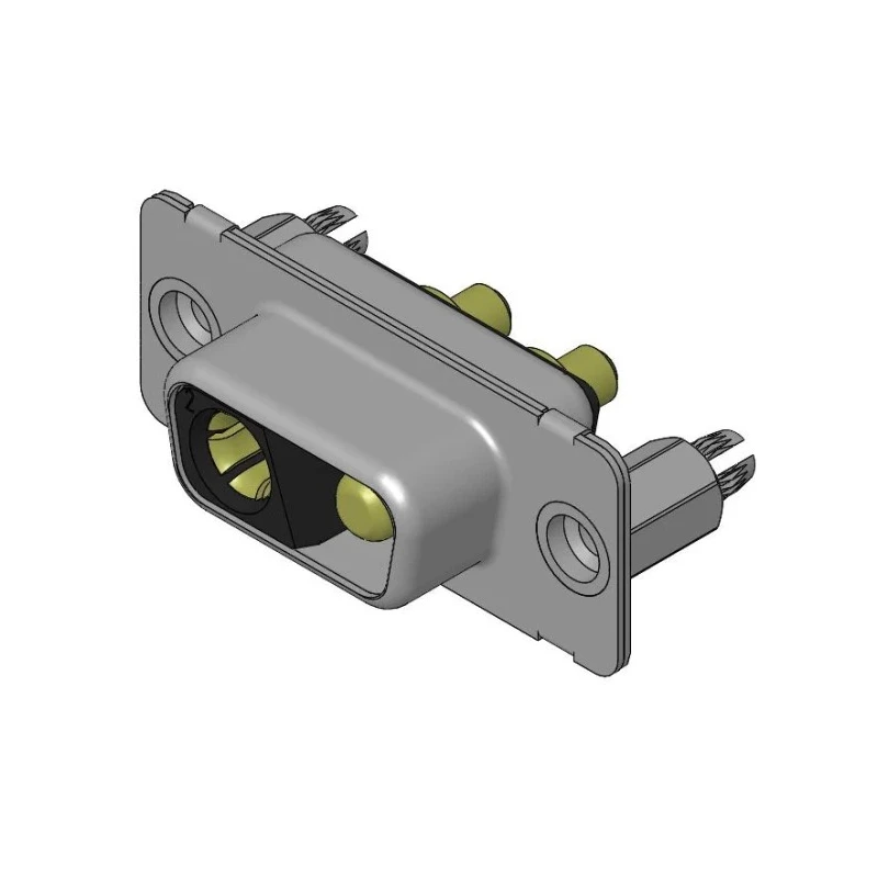 FCT from Molex D-Sub Connector 2 Contacts 20A Straight Screw Mount Male/Female 6.86 mm Pitch with 4 F2W2SC-1410 / 1731071941