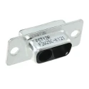 FCT from Molex 2 Way Straight Panel D-Sub Connector Female 6.86 mm Pitch 5A Current Steel Housing F2W2SC-K121 / 1727040042