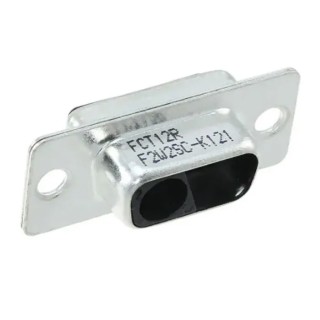 FCT from Molex 2 Way Straight Panel D-Sub Connector Female 6.86 mm Pitch 5A Current Steel Housing F2W2SC-K121 / 1727040042